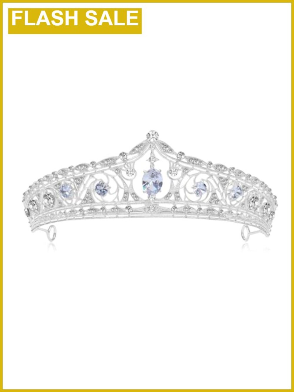 Crystal Tiara Headband for Women Princess Crown Wedding Prom Pageant